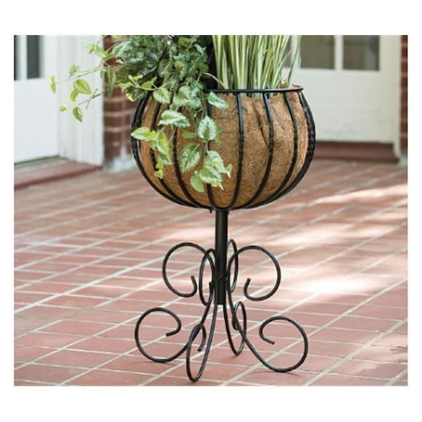 Gardman Usa Gardman R11 R954 14 In. Steel Patio Urn With Coco Liner R11 R954 - main